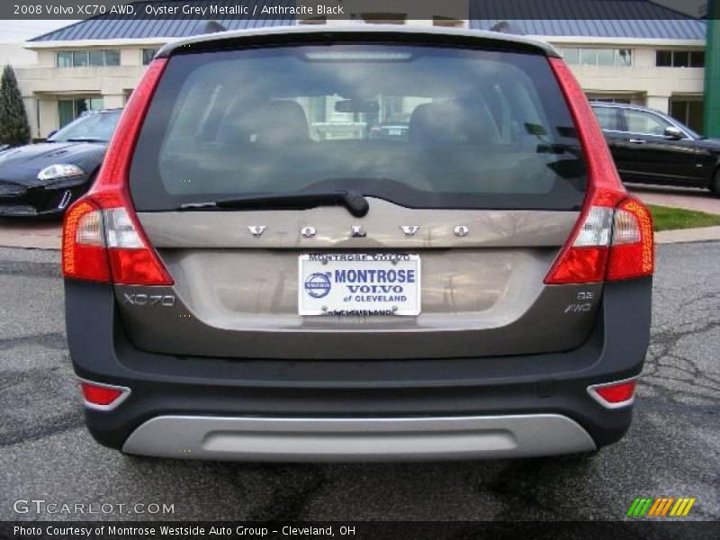 Oyster Grey Metallic / Anthracite Black 2008 Volvo XC70 AWD