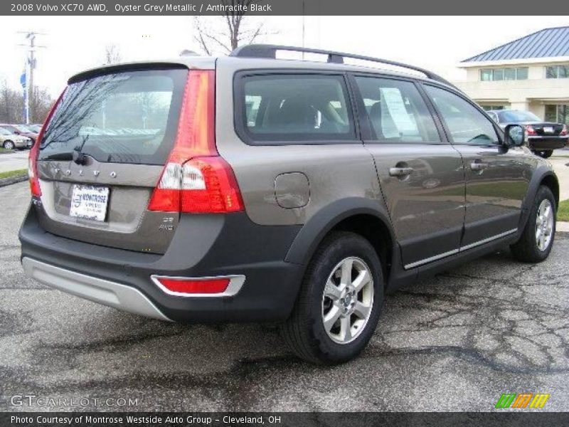 Oyster Grey Metallic / Anthracite Black 2008 Volvo XC70 AWD