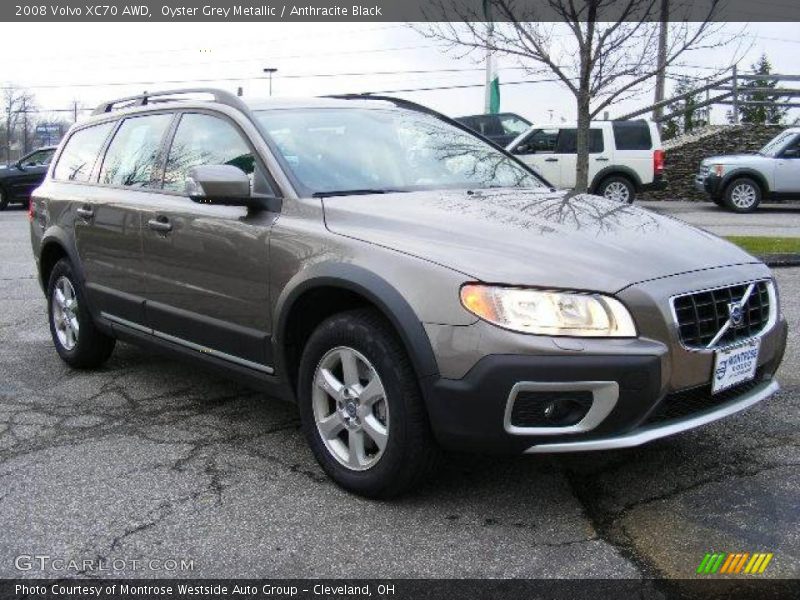 Oyster Grey Metallic / Anthracite Black 2008 Volvo XC70 AWD