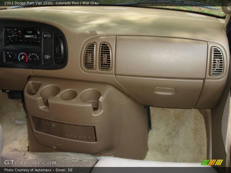 Colorado Red / Mist Gray 2001 Dodge Ram Van 1500