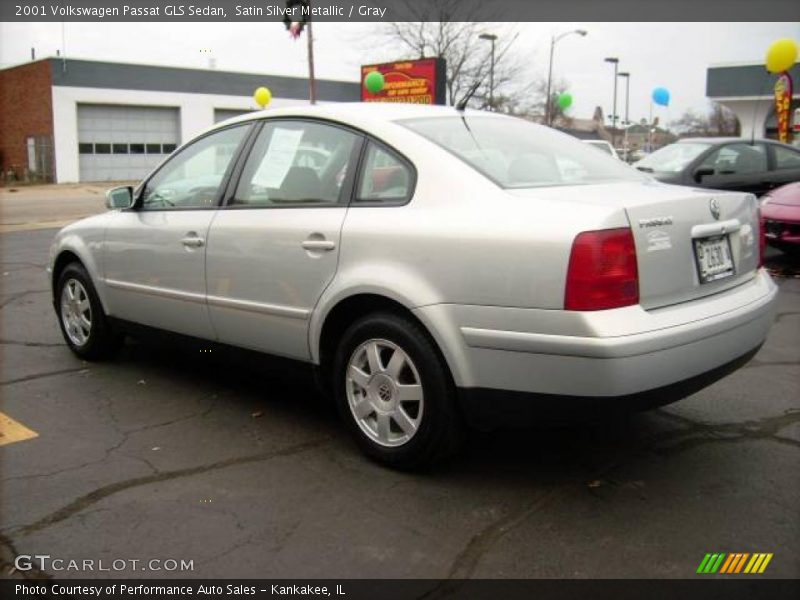 Satin Silver Metallic / Gray 2001 Volkswagen Passat GLS Sedan