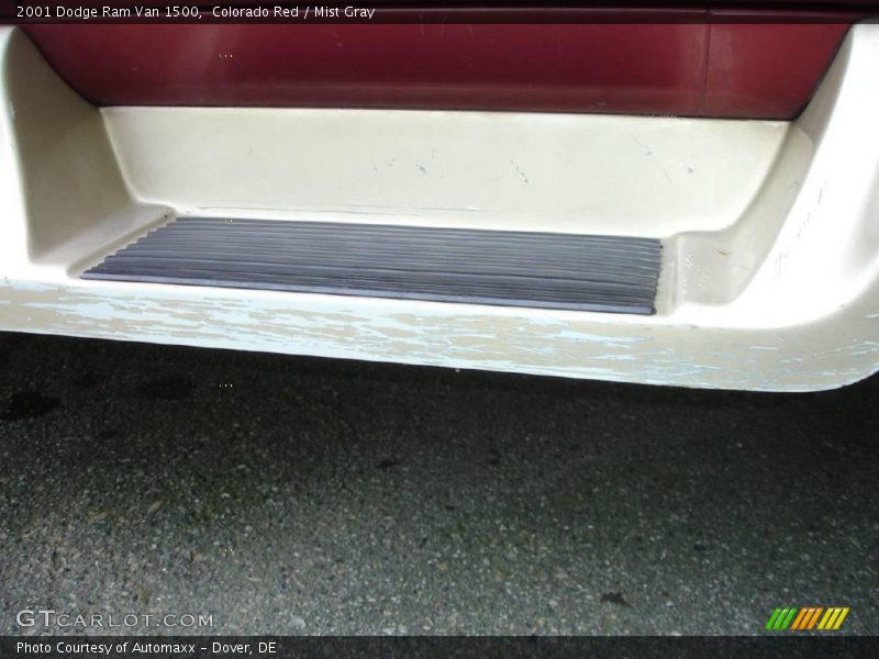 Colorado Red / Mist Gray 2001 Dodge Ram Van 1500