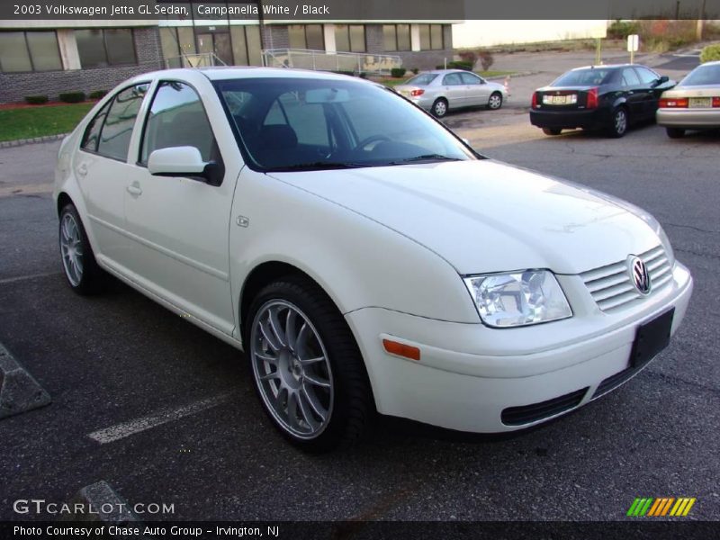 Campanella White / Black 2003 Volkswagen Jetta GL Sedan