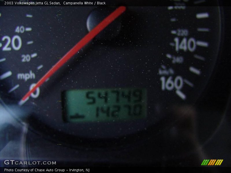 Campanella White / Black 2003 Volkswagen Jetta GL Sedan