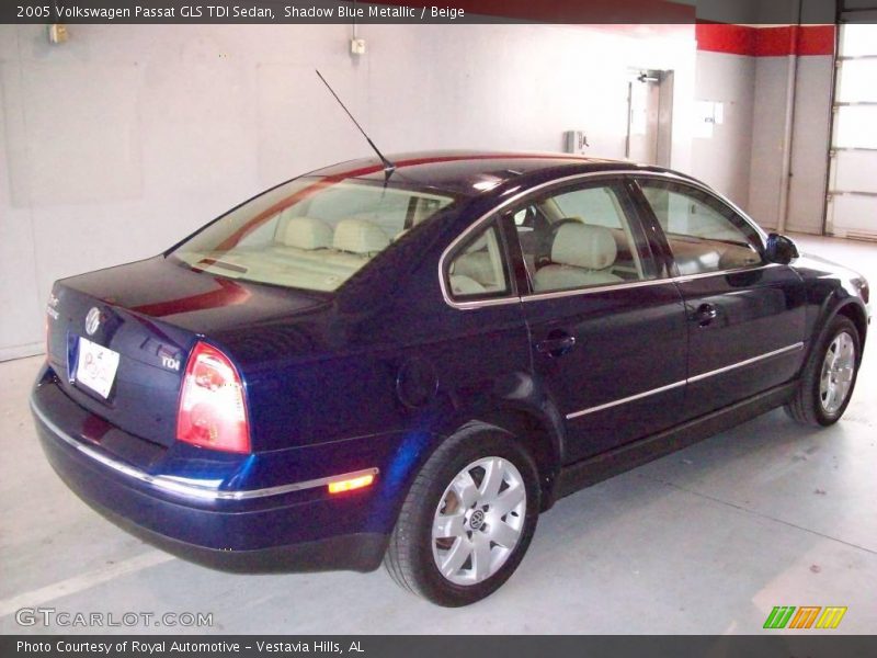 Shadow Blue Metallic / Beige 2005 Volkswagen Passat GLS TDI Sedan