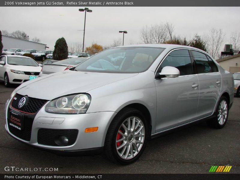 Reflex Silver Metallic / Anthracite Black 2006 Volkswagen Jetta GLI Sedan