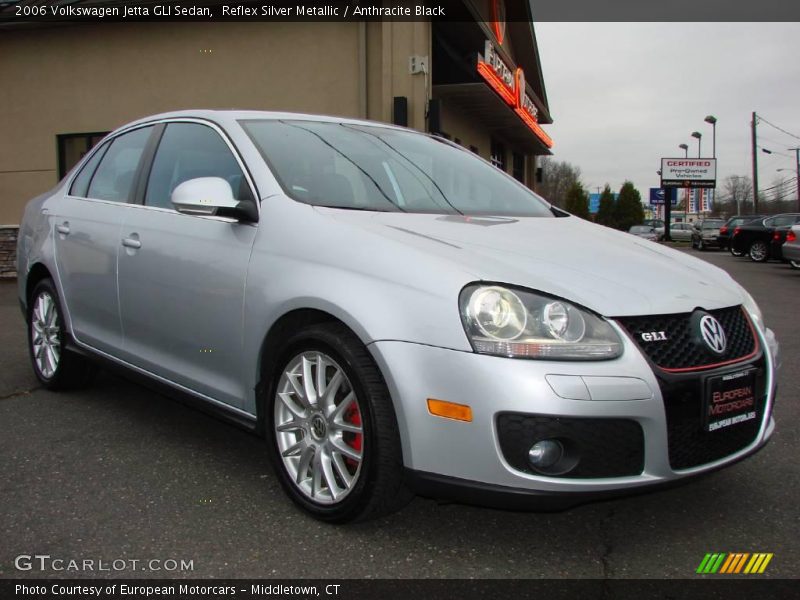 Reflex Silver Metallic / Anthracite Black 2006 Volkswagen Jetta GLI Sedan