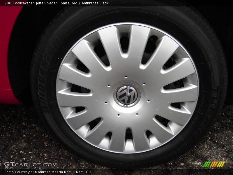 Salsa Red / Anthracite Black 2008 Volkswagen Jetta S Sedan