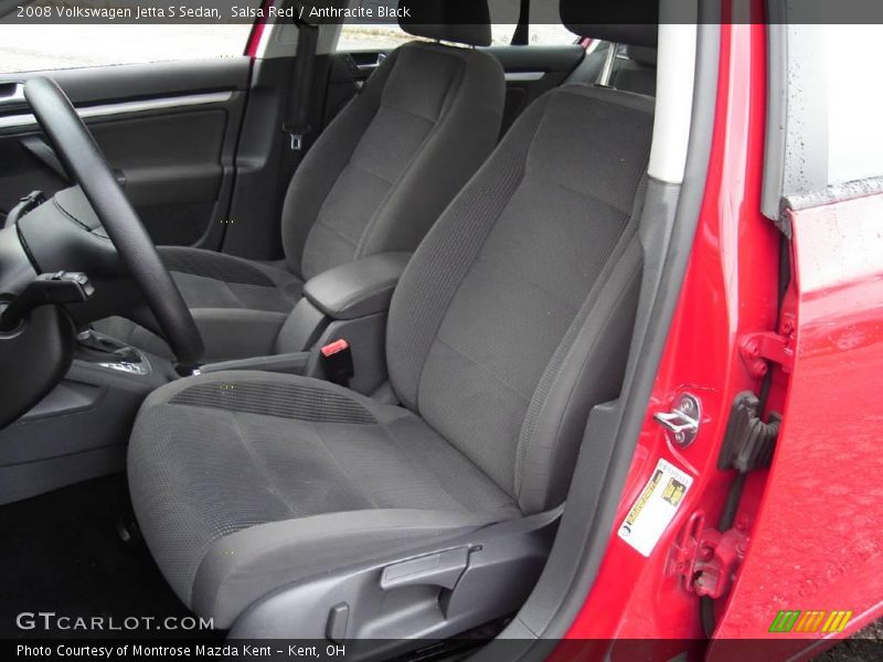 Salsa Red / Anthracite Black 2008 Volkswagen Jetta S Sedan
