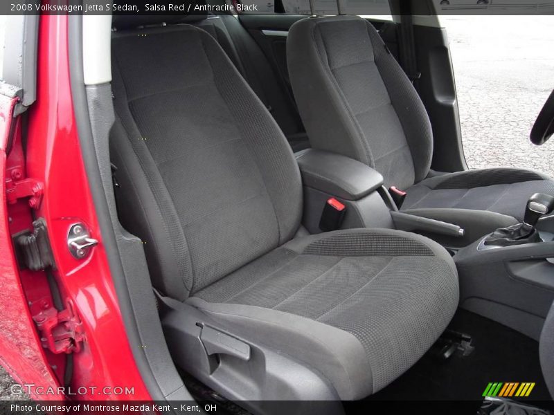 Salsa Red / Anthracite Black 2008 Volkswagen Jetta S Sedan