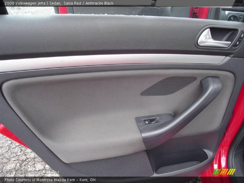 Salsa Red / Anthracite Black 2008 Volkswagen Jetta S Sedan