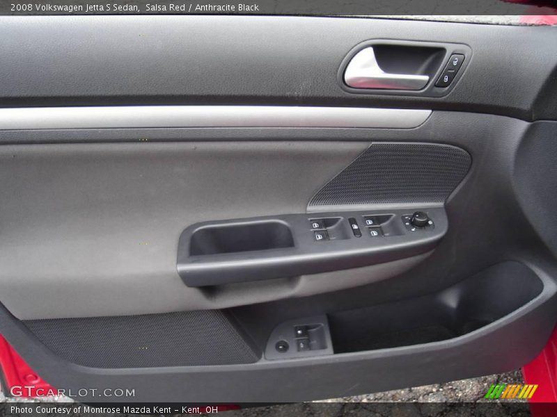 Salsa Red / Anthracite Black 2008 Volkswagen Jetta S Sedan