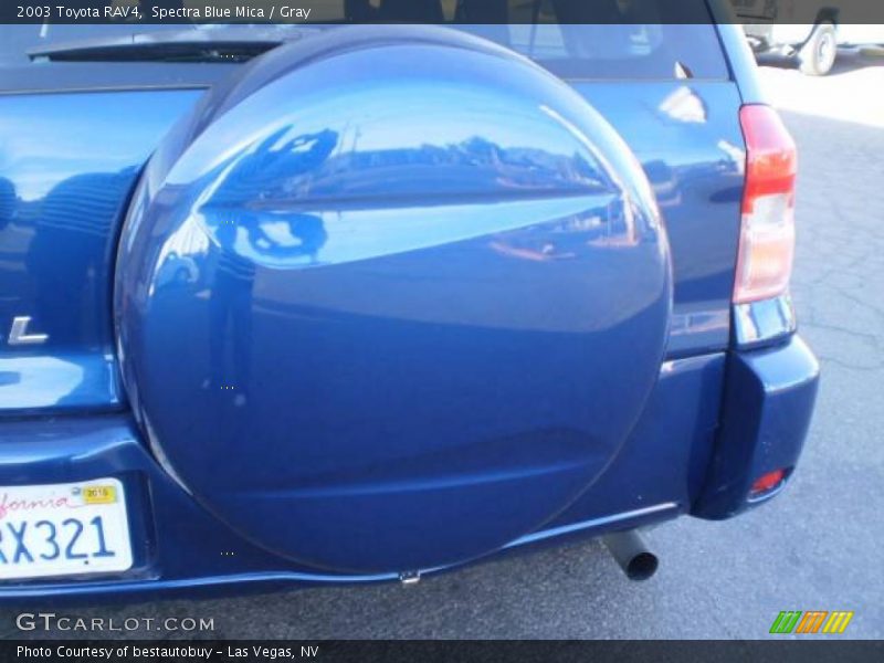 Spectra Blue Mica / Gray 2003 Toyota RAV4