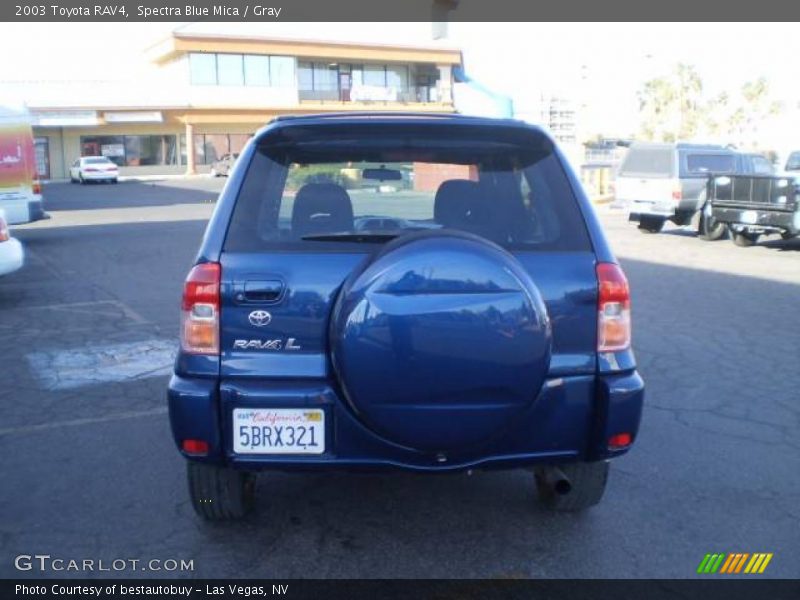 Spectra Blue Mica / Gray 2003 Toyota RAV4