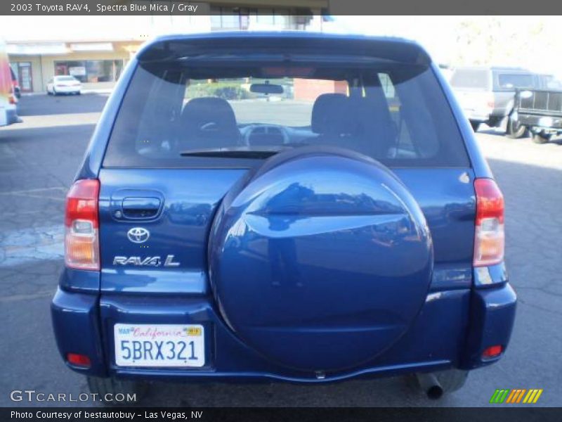 Spectra Blue Mica / Gray 2003 Toyota RAV4