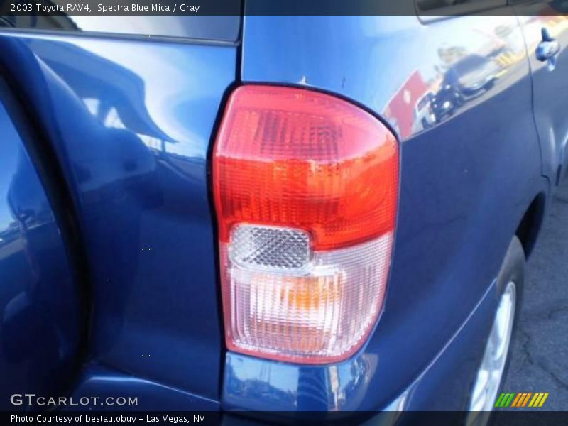 Spectra Blue Mica / Gray 2003 Toyota RAV4