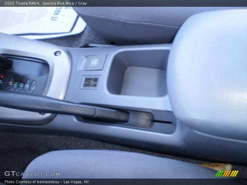 Spectra Blue Mica / Gray 2003 Toyota RAV4