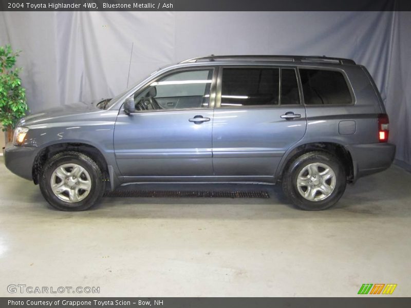 Bluestone Metallic / Ash 2004 Toyota Highlander 4WD