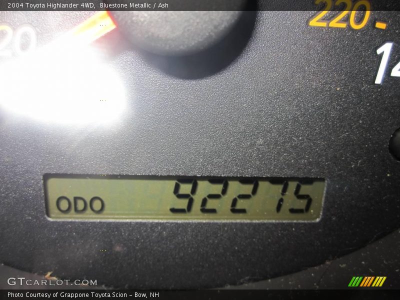 Bluestone Metallic / Ash 2004 Toyota Highlander 4WD