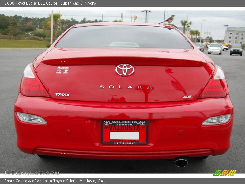 Super Red 5 / Ivory 2008 Toyota Solara SE Coupe