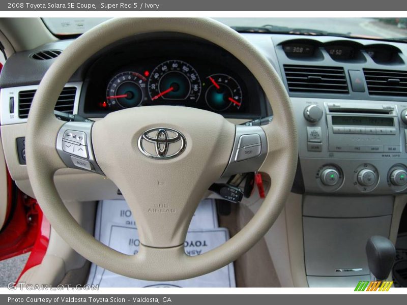 Super Red 5 / Ivory 2008 Toyota Solara SE Coupe
