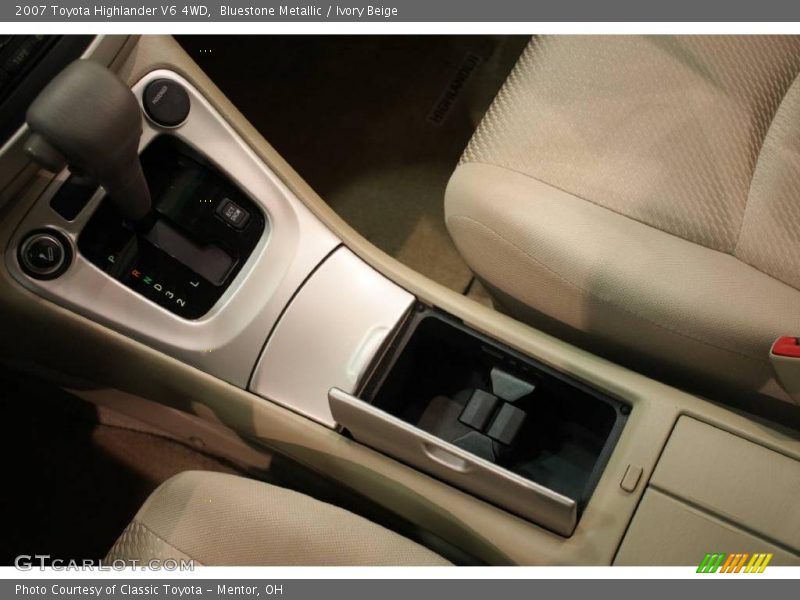 Bluestone Metallic / Ivory Beige 2007 Toyota Highlander V6 4WD