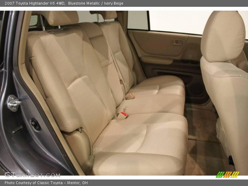 Bluestone Metallic / Ivory Beige 2007 Toyota Highlander V6 4WD