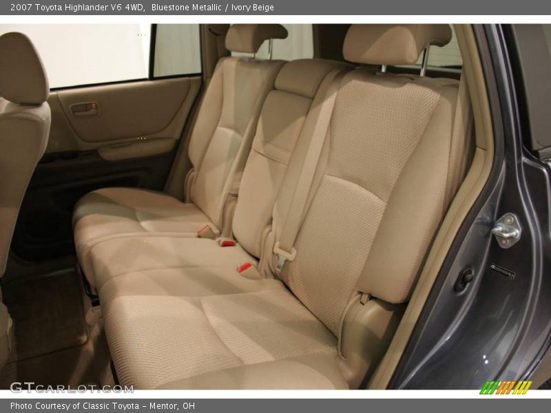 Bluestone Metallic / Ivory Beige 2007 Toyota Highlander V6 4WD
