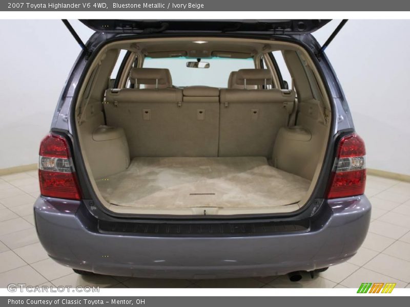 Bluestone Metallic / Ivory Beige 2007 Toyota Highlander V6 4WD