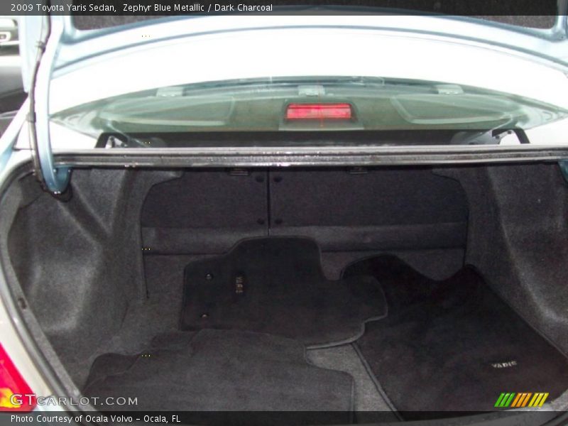 Zephyr Blue Metallic / Dark Charcoal 2009 Toyota Yaris Sedan