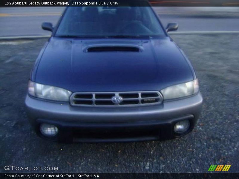 Deep Sapphire Blue / Gray 1999 Subaru Legacy Outback Wagon