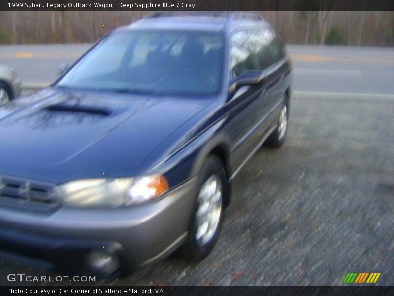 Deep Sapphire Blue / Gray 1999 Subaru Legacy Outback Wagon