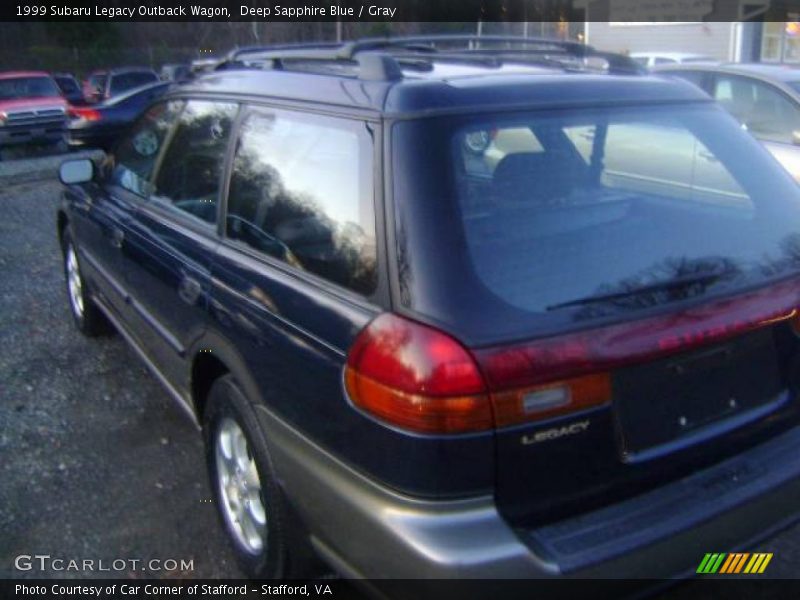 Deep Sapphire Blue / Gray 1999 Subaru Legacy Outback Wagon