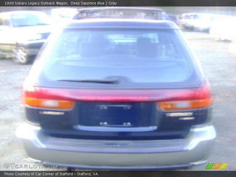 Deep Sapphire Blue / Gray 1999 Subaru Legacy Outback Wagon