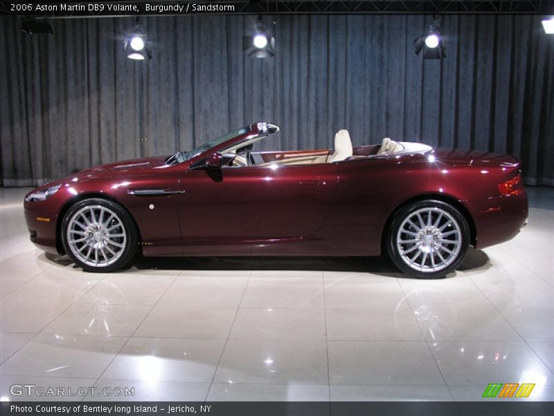 Burgundy / Sandstorm 2006 Aston Martin DB9 Volante