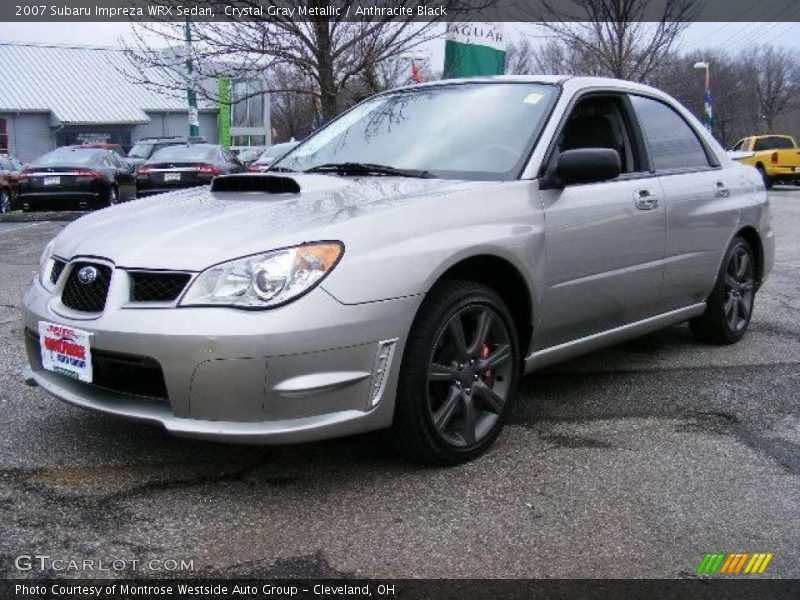 Crystal Gray Metallic / Anthracite Black 2007 Subaru Impreza WRX Sedan