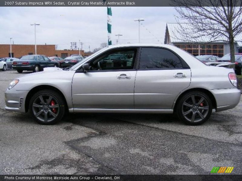 Crystal Gray Metallic / Anthracite Black 2007 Subaru Impreza WRX Sedan