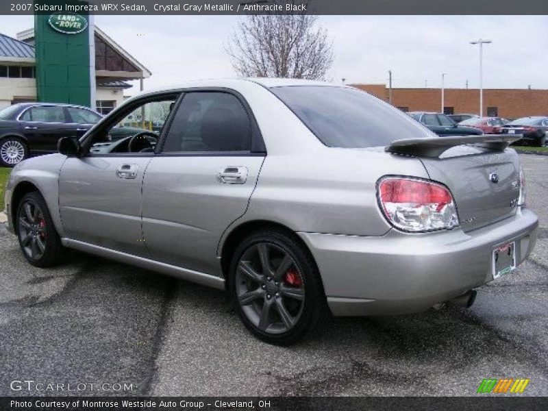 Crystal Gray Metallic / Anthracite Black 2007 Subaru Impreza WRX Sedan
