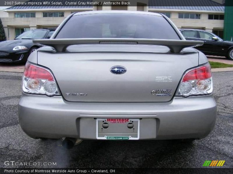 Crystal Gray Metallic / Anthracite Black 2007 Subaru Impreza WRX Sedan
