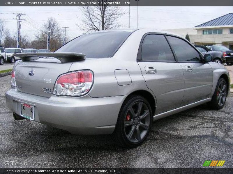 Crystal Gray Metallic / Anthracite Black 2007 Subaru Impreza WRX Sedan