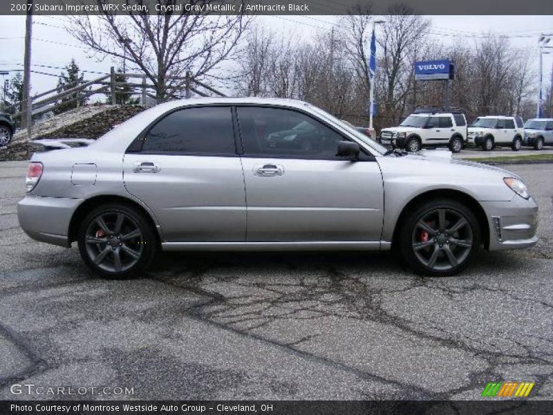 Crystal Gray Metallic / Anthracite Black 2007 Subaru Impreza WRX Sedan