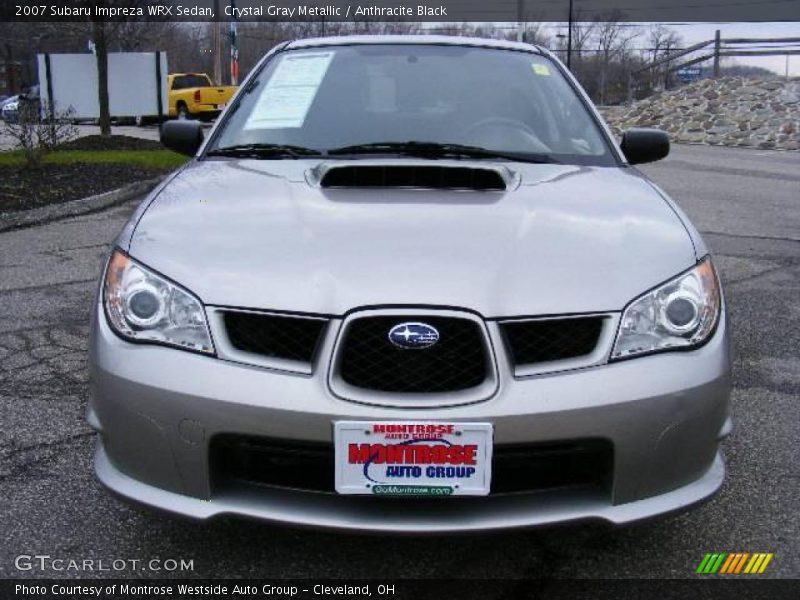 Crystal Gray Metallic / Anthracite Black 2007 Subaru Impreza WRX Sedan