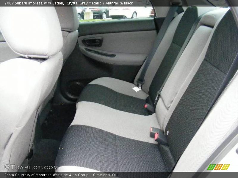 Crystal Gray Metallic / Anthracite Black 2007 Subaru Impreza WRX Sedan