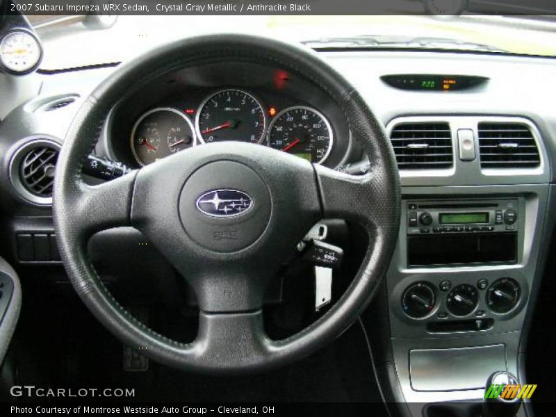 Crystal Gray Metallic / Anthracite Black 2007 Subaru Impreza WRX Sedan