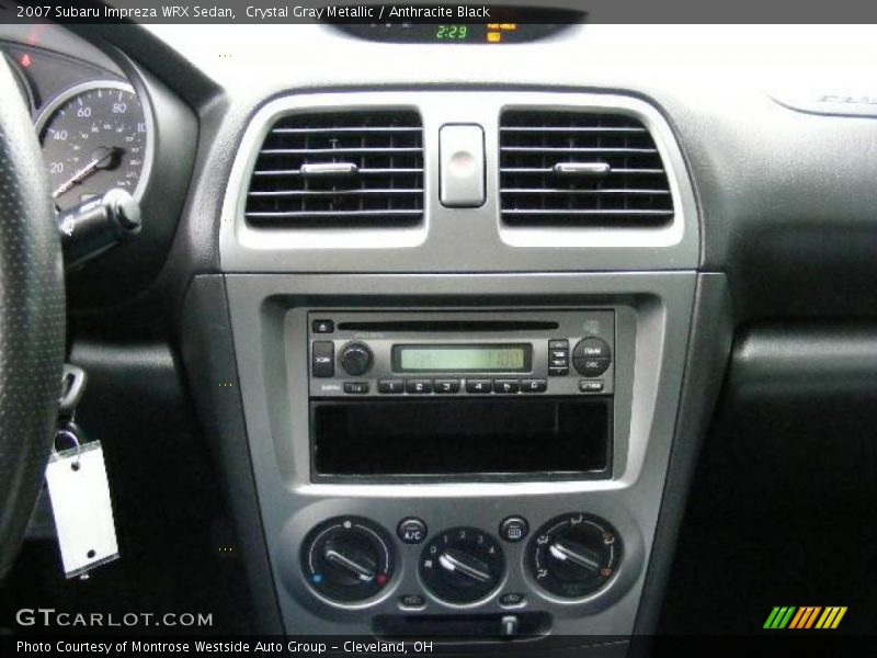 Crystal Gray Metallic / Anthracite Black 2007 Subaru Impreza WRX Sedan
