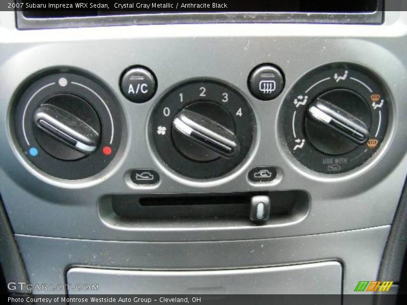 Crystal Gray Metallic / Anthracite Black 2007 Subaru Impreza WRX Sedan