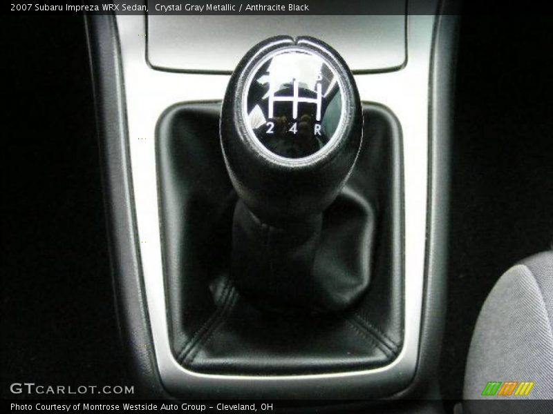Crystal Gray Metallic / Anthracite Black 2007 Subaru Impreza WRX Sedan
