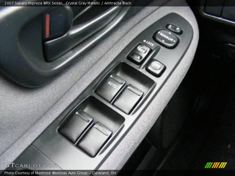 Crystal Gray Metallic / Anthracite Black 2007 Subaru Impreza WRX Sedan
