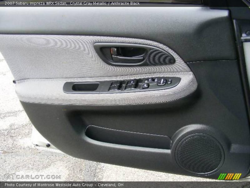 Crystal Gray Metallic / Anthracite Black 2007 Subaru Impreza WRX Sedan
