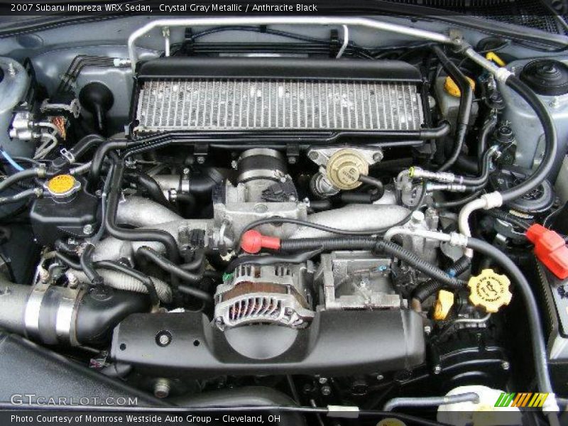 Crystal Gray Metallic / Anthracite Black 2007 Subaru Impreza WRX Sedan